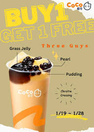 3 Guys - Coco Fresh Tea And Juice