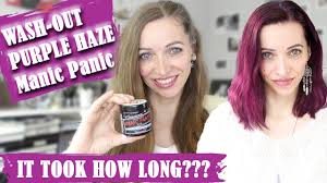 Purple Haze Wash Out Manic Panic - Youtube