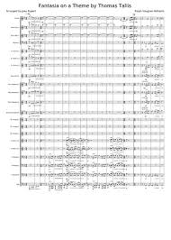 Ralph Vaughan Williams: Fantasia On A Theme By Thomas Tallis Sheet Music  For Snare Drum, Violin, Viola, Cello & More Instruments (String Orchestra)  | Musescore.Com